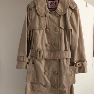 Vintage Y2K Juicy Couture Trench Coat